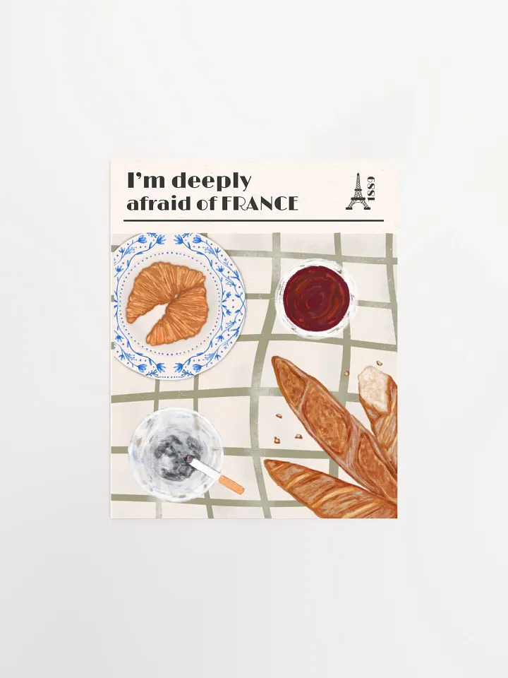 Afraid of France | Poster product image (1)