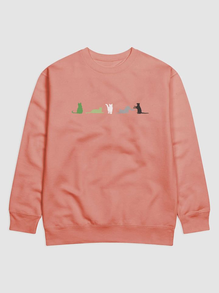 Aromantic Pride Cats Long Sleeve product image (2)