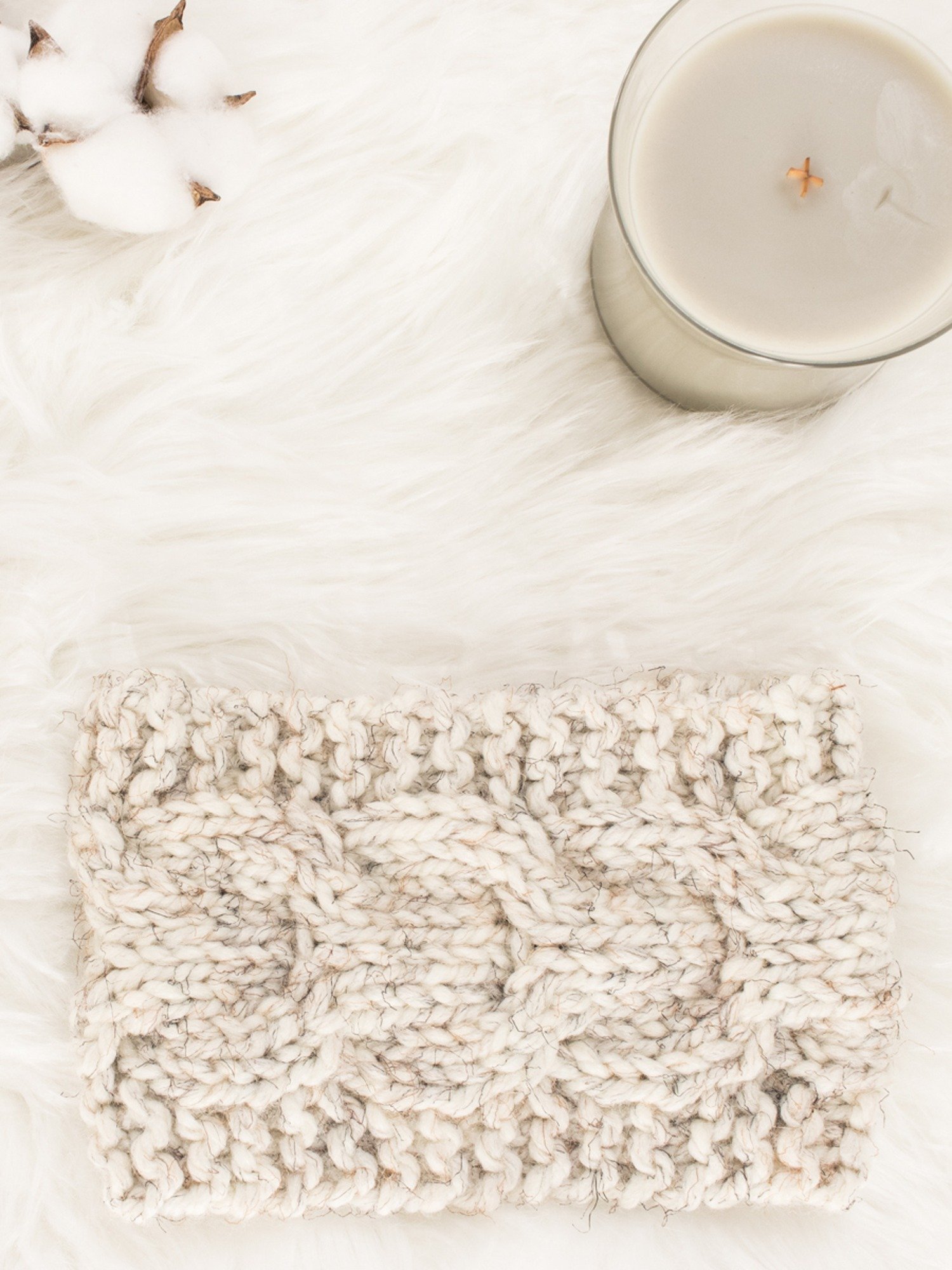 Horseshoe Cable Headband Knitting Pattern - Wilderness product image (1)