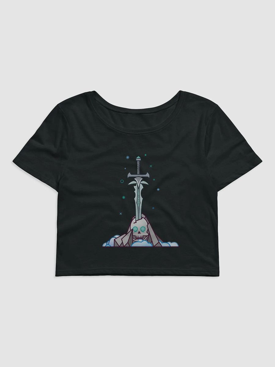 Sword in the Skull - Lich Variation - Crop Tee product image (1)