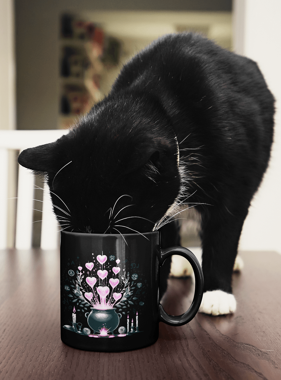 Witching Hour Hearts- Black Mug product image (4)