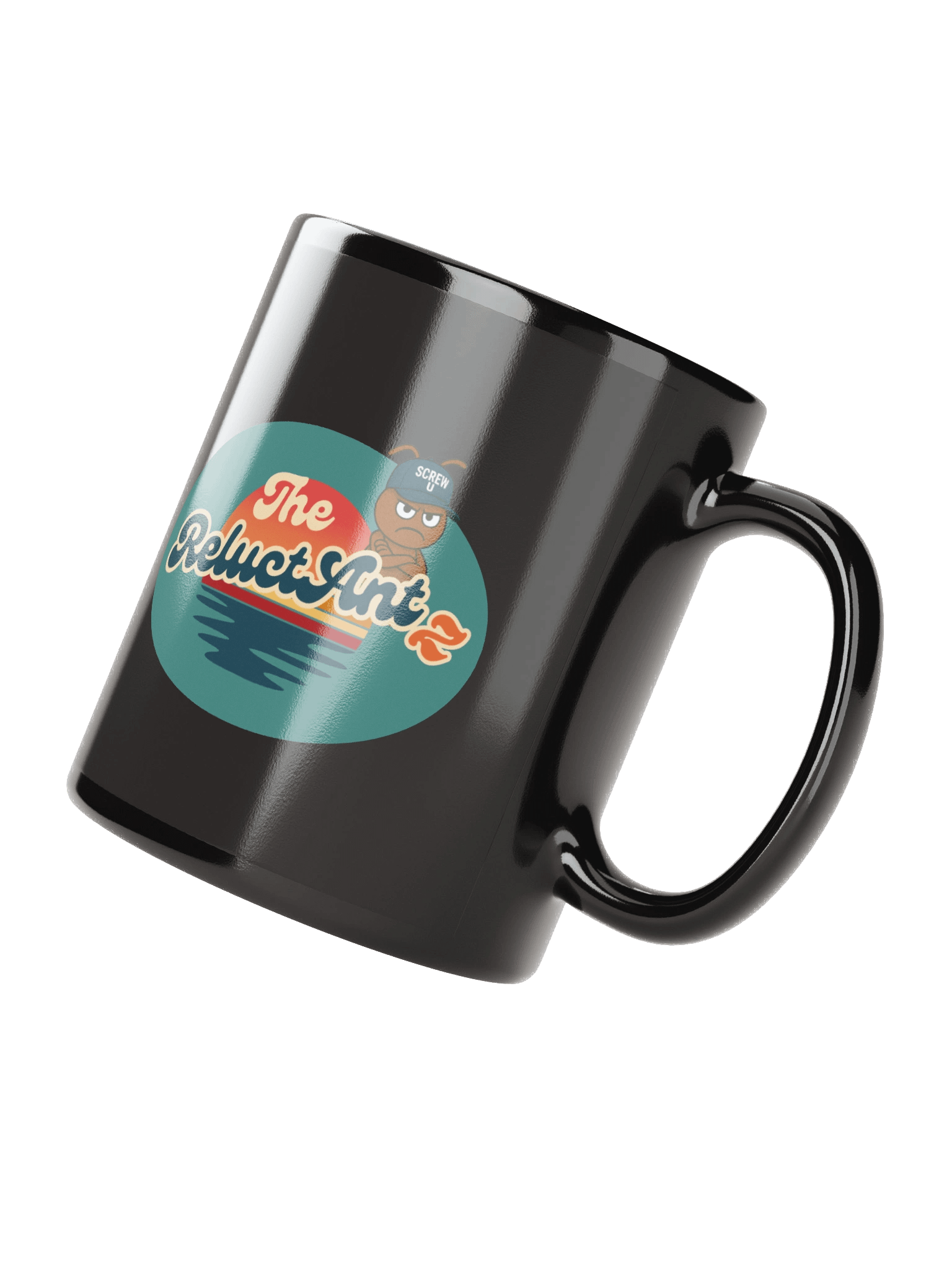 Screw U Coffee Mug by The ReluctAntz – Black product image (2)