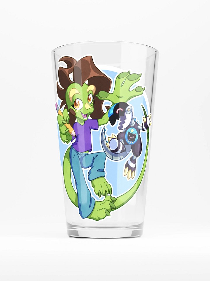 Lizzy and Rex : Pint Glass product image (1)