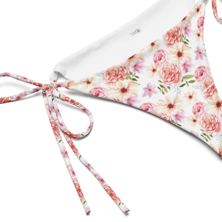 Watercolour Floral Pattern String Bikini Bottom - v2 product image (3)