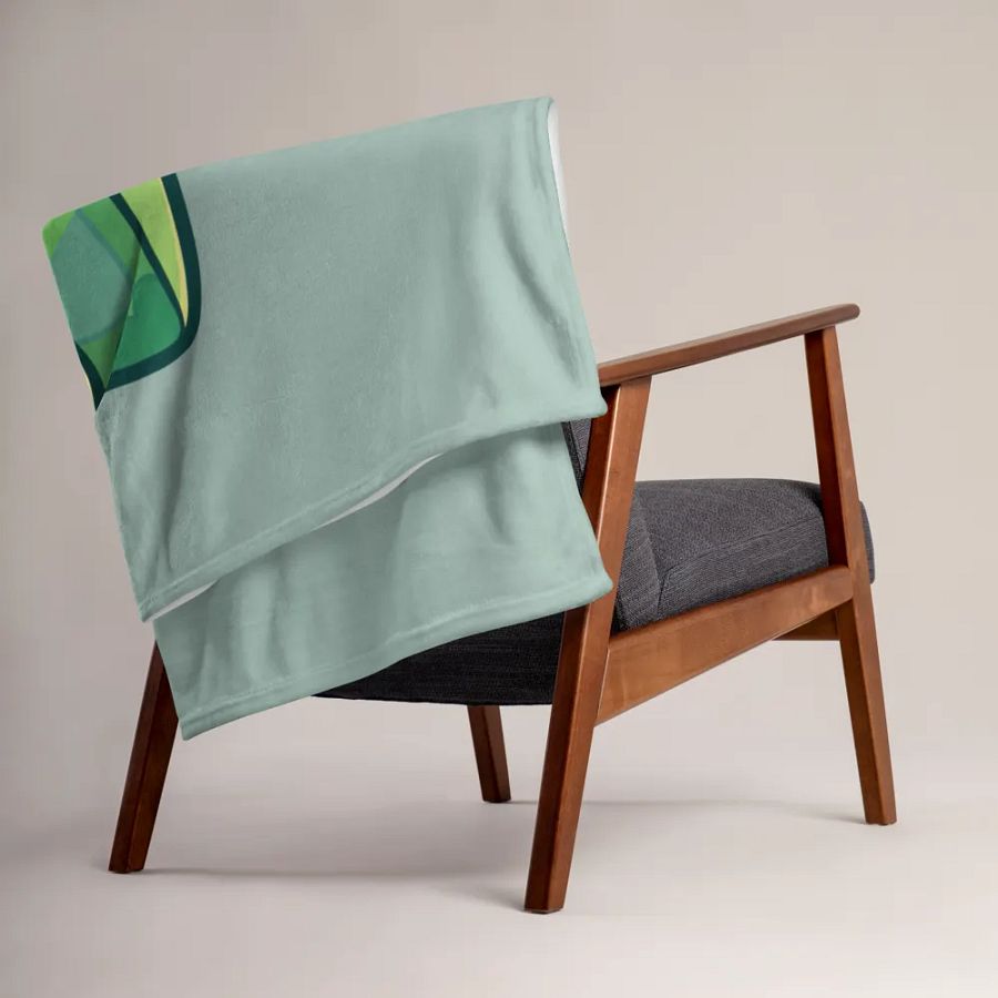 Sleeping Chloe • Throw Blanket (Opal) product image (3)