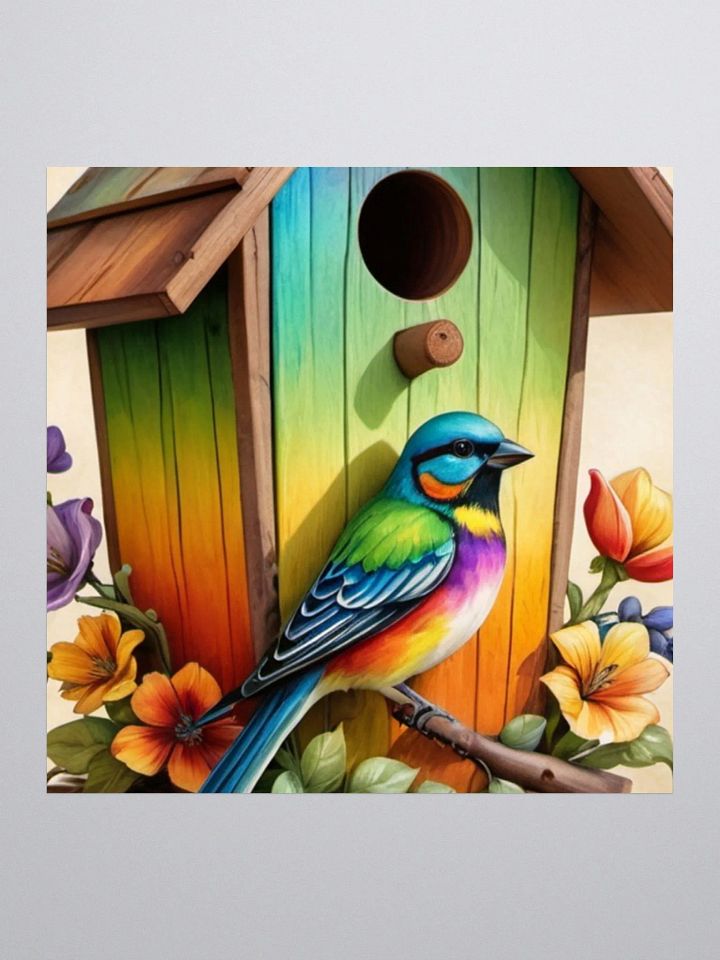 Whimsical Aviary Sticker product image (2)