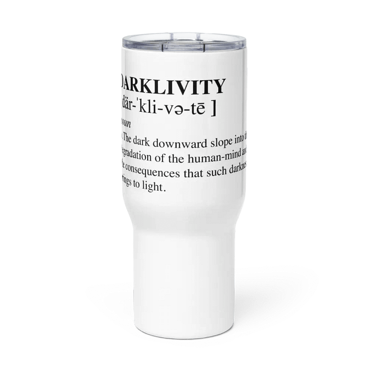 DARKLIVITY Definition Tumbler - Stainless Steel - BPA Free product image (2)