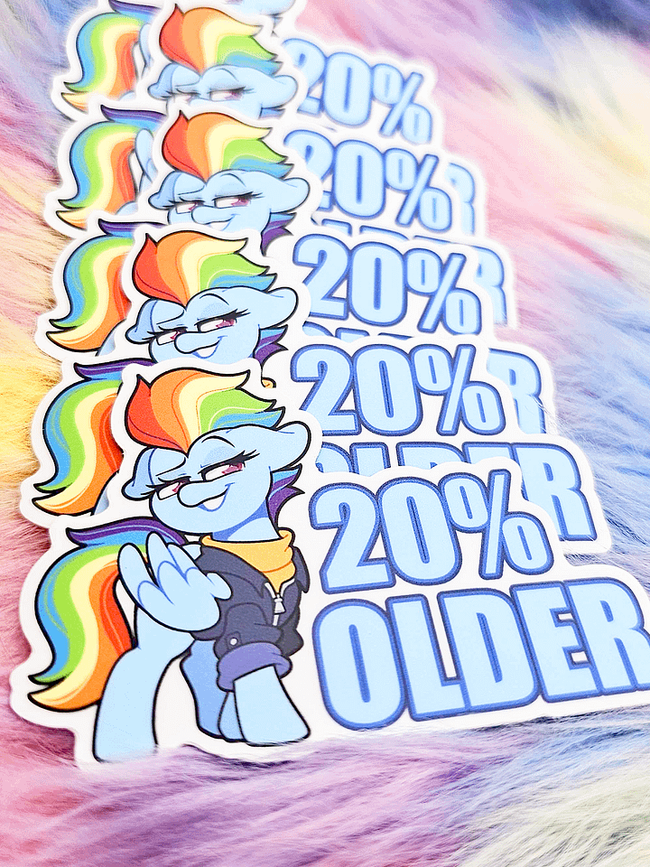 20 Percent Older | Sticker product image (1)