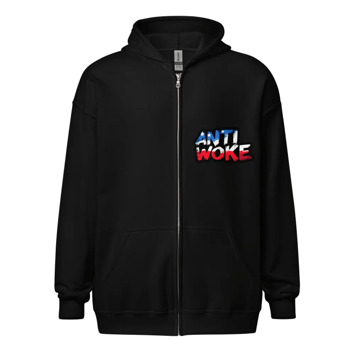 Zip Hoodie: Anti Woke product image (1)