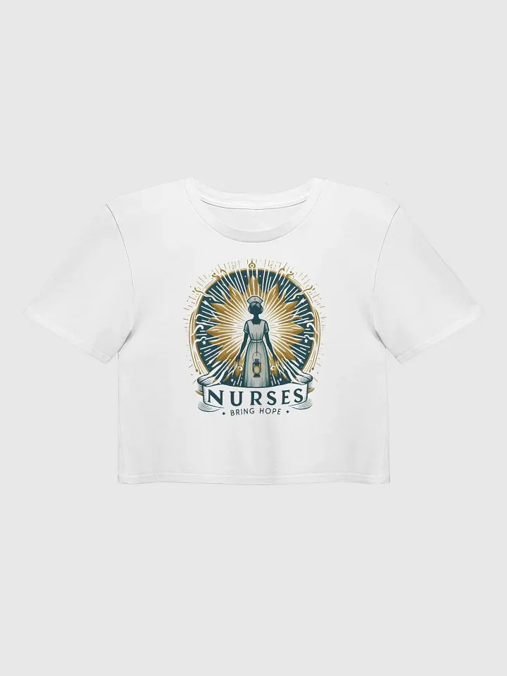 Radiant Nurse Hope Crop Top product image (4)