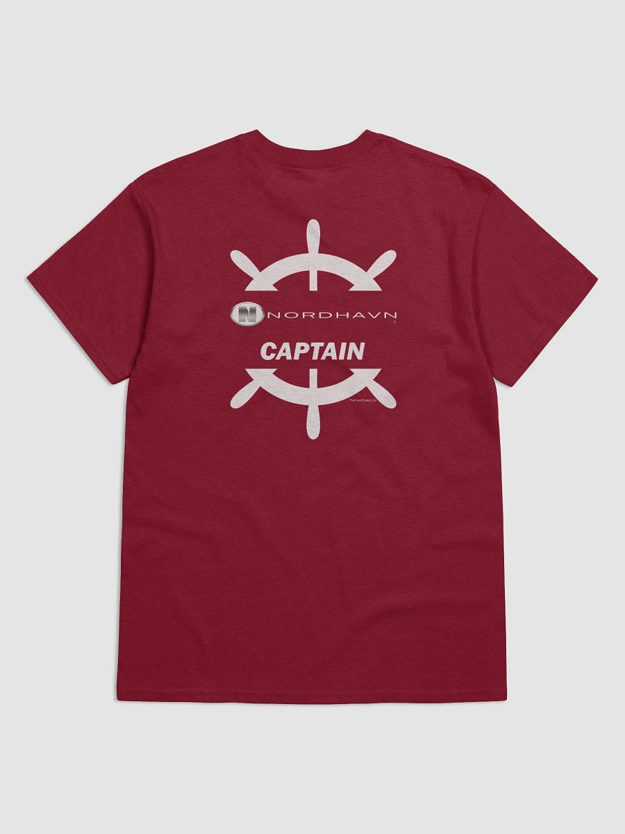 Nordhavn Captain - T-Shirt - Dark Shirt w/White Logo product image (4)