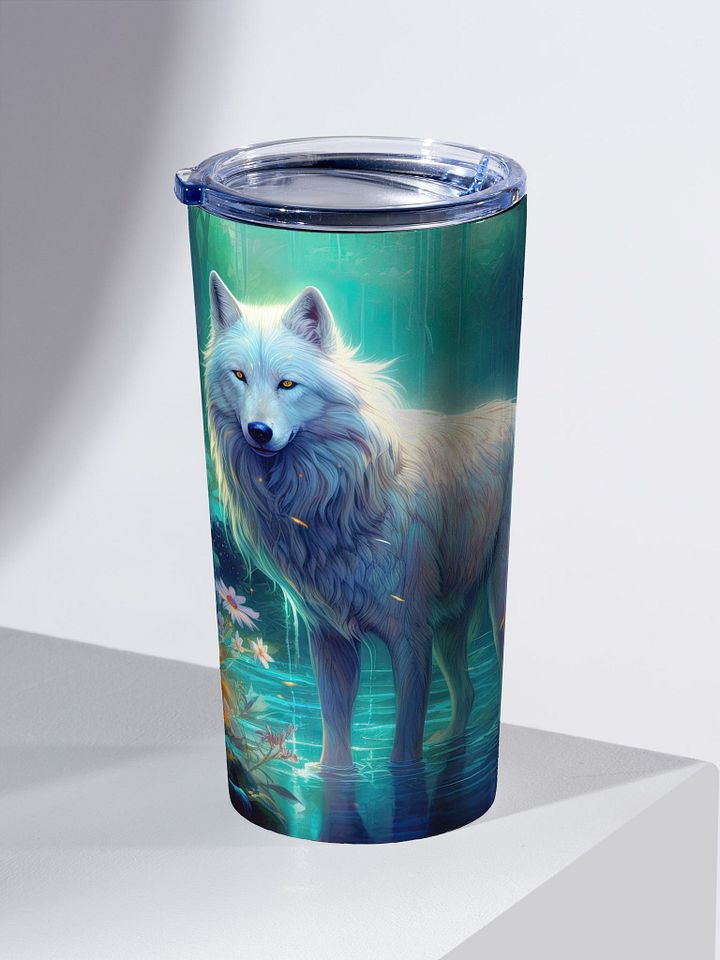 Majestic Wolf Stainless Steel Tumbler product image (2)