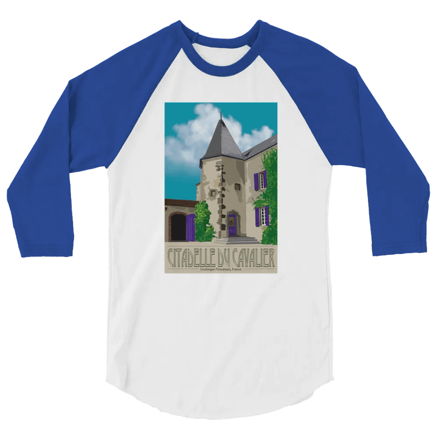 Raglan T-Shirt with Château Illustration product image (103)