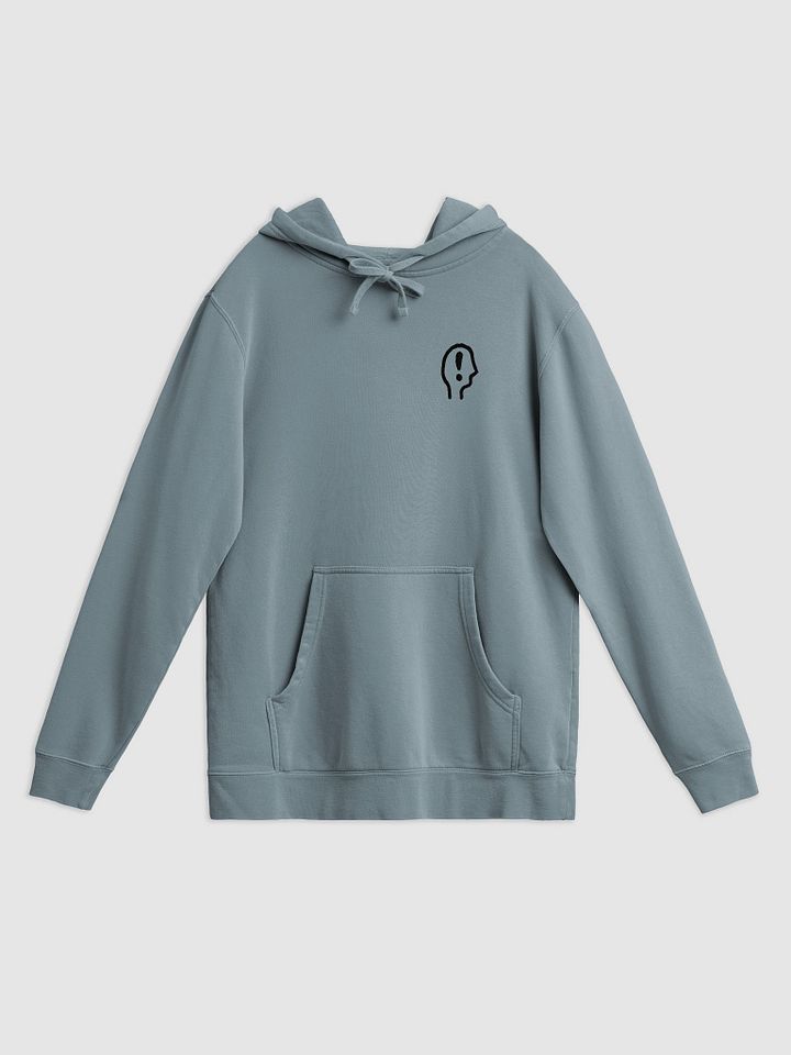 EXCLAIMING MENTALLY printed pigment hoodie product image (1)