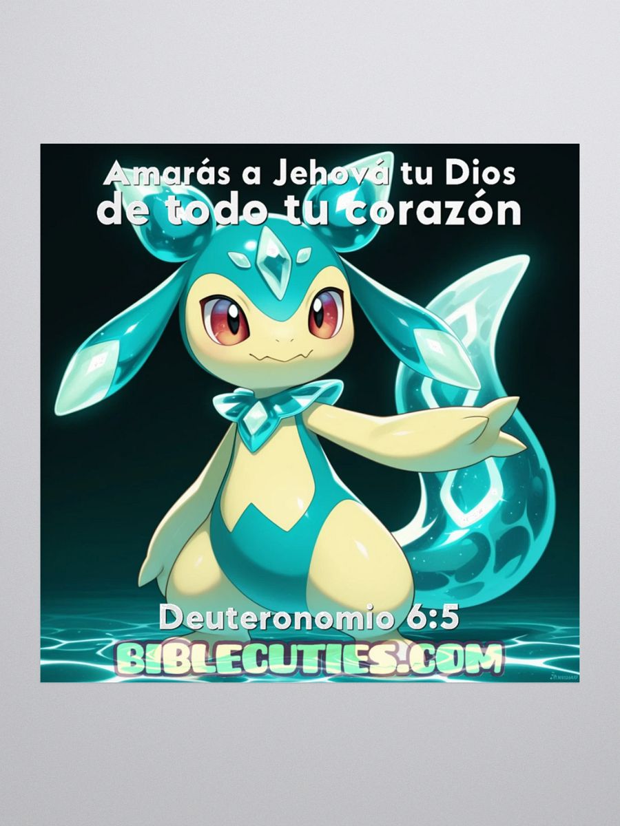 Amigitos Biblicos (Bible Cuties) Juan – Amaras a Jehova tu Dios de todo tu corazon Calcomania / Pegatina product image (3)