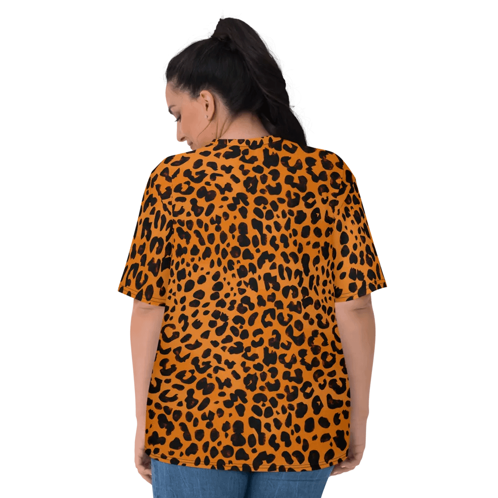 Leopard Dreams All-Over Women's T-Shirt product image (6)