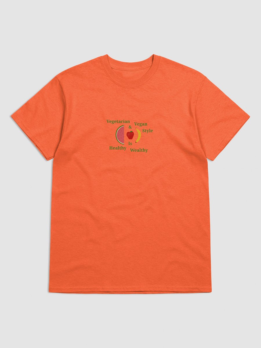 Healthy Wealthy Vegetarian & Vegan Tee product image (5)