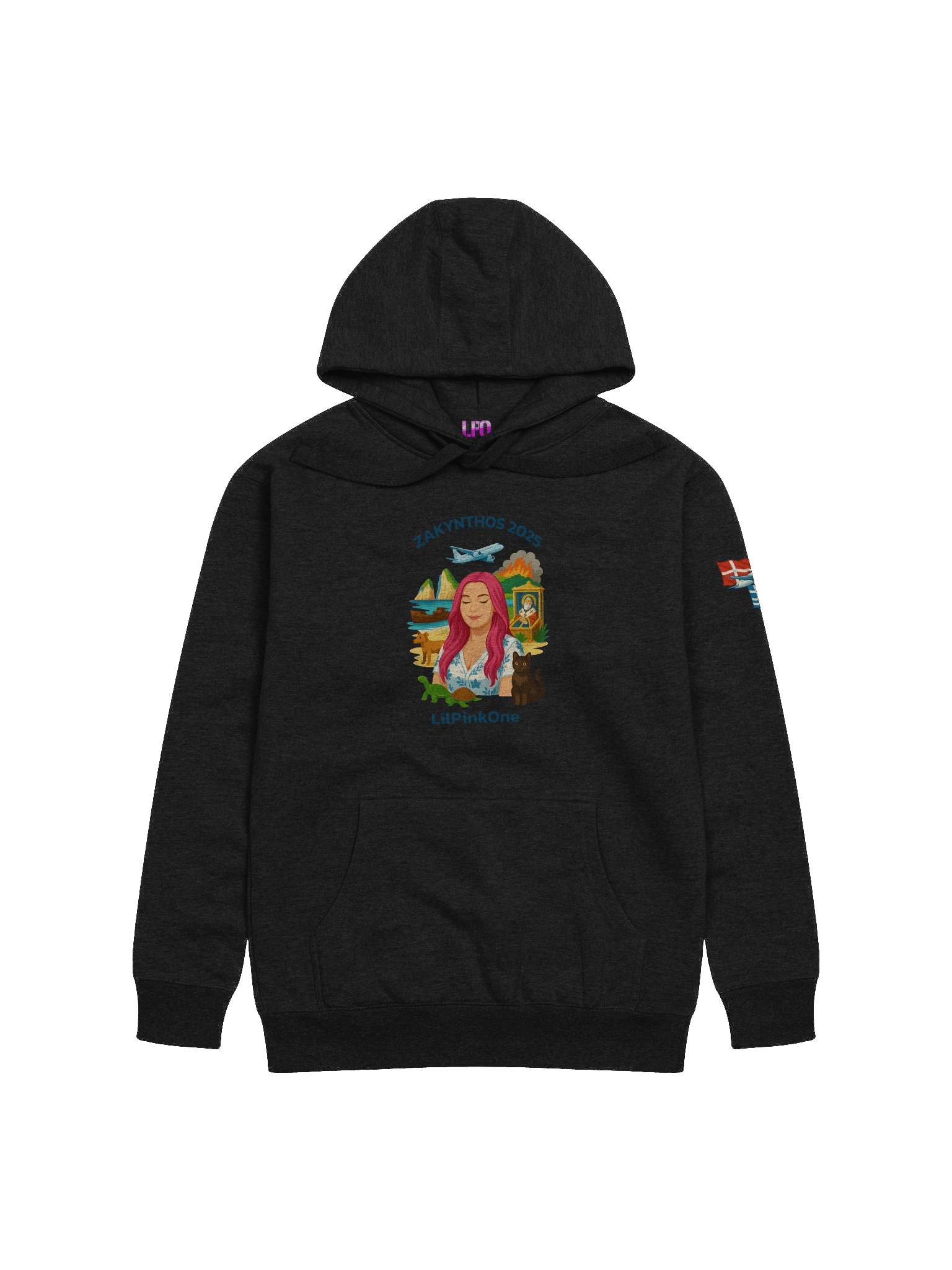 Zakynthos Hættetrøje unisex product image (2)