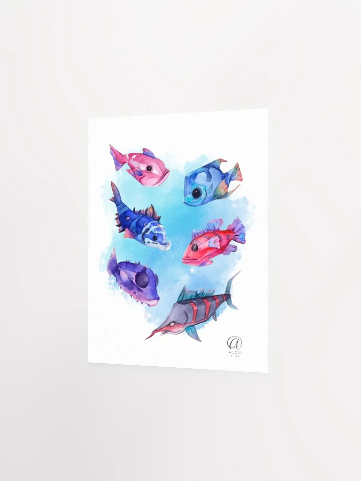 Sea of Thieves Fish Matte Poster, Portrait product image (2)