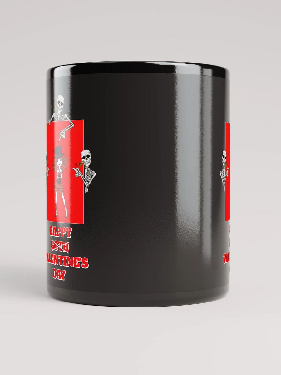 Happy Goth Valentine's Day Black Mug product image (12)
