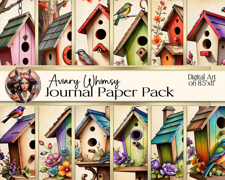 Aviary Whimsy Digital Art product image (1)