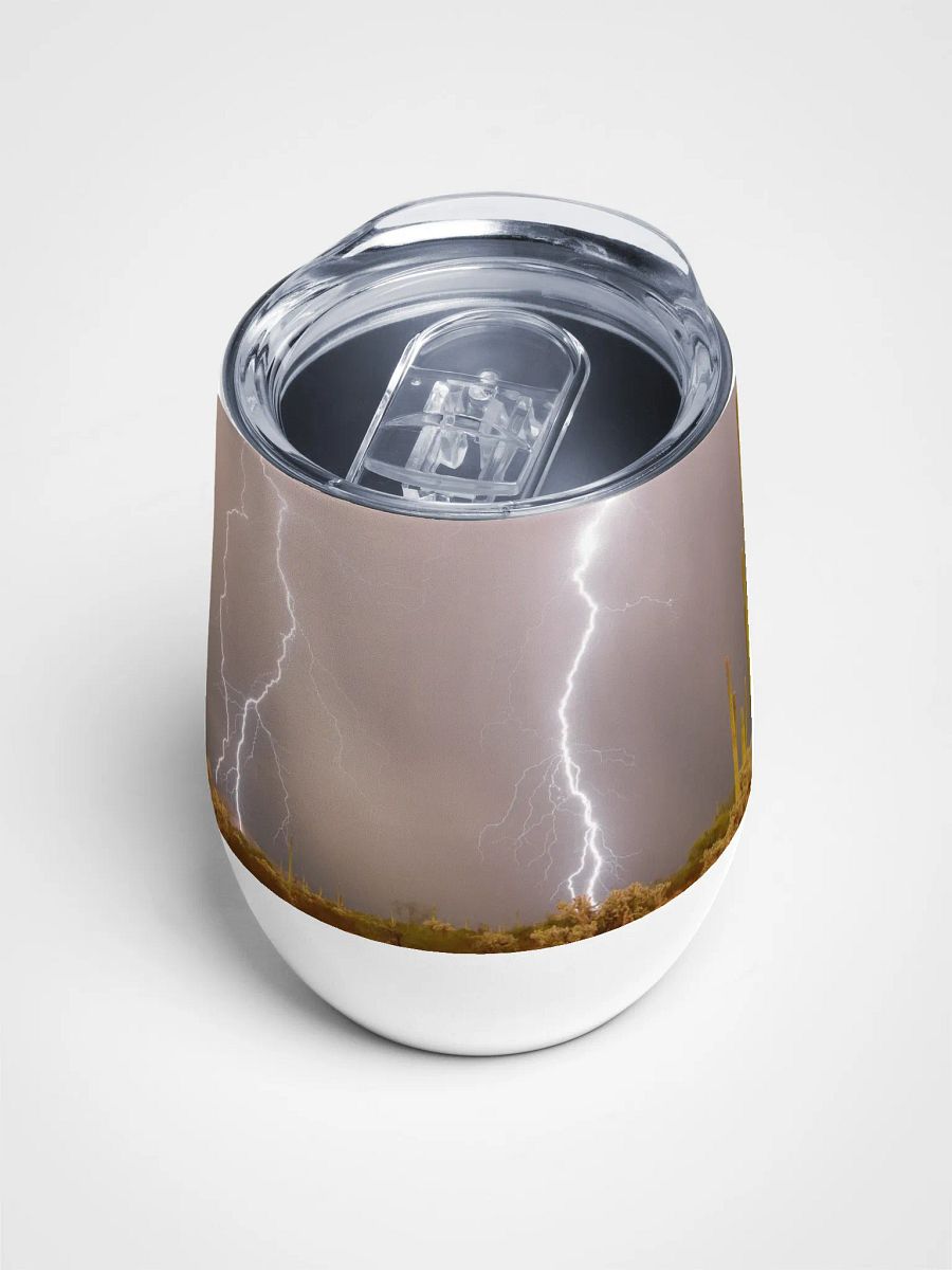 Saguaro and Lightning Wine Tumbler product image (4)