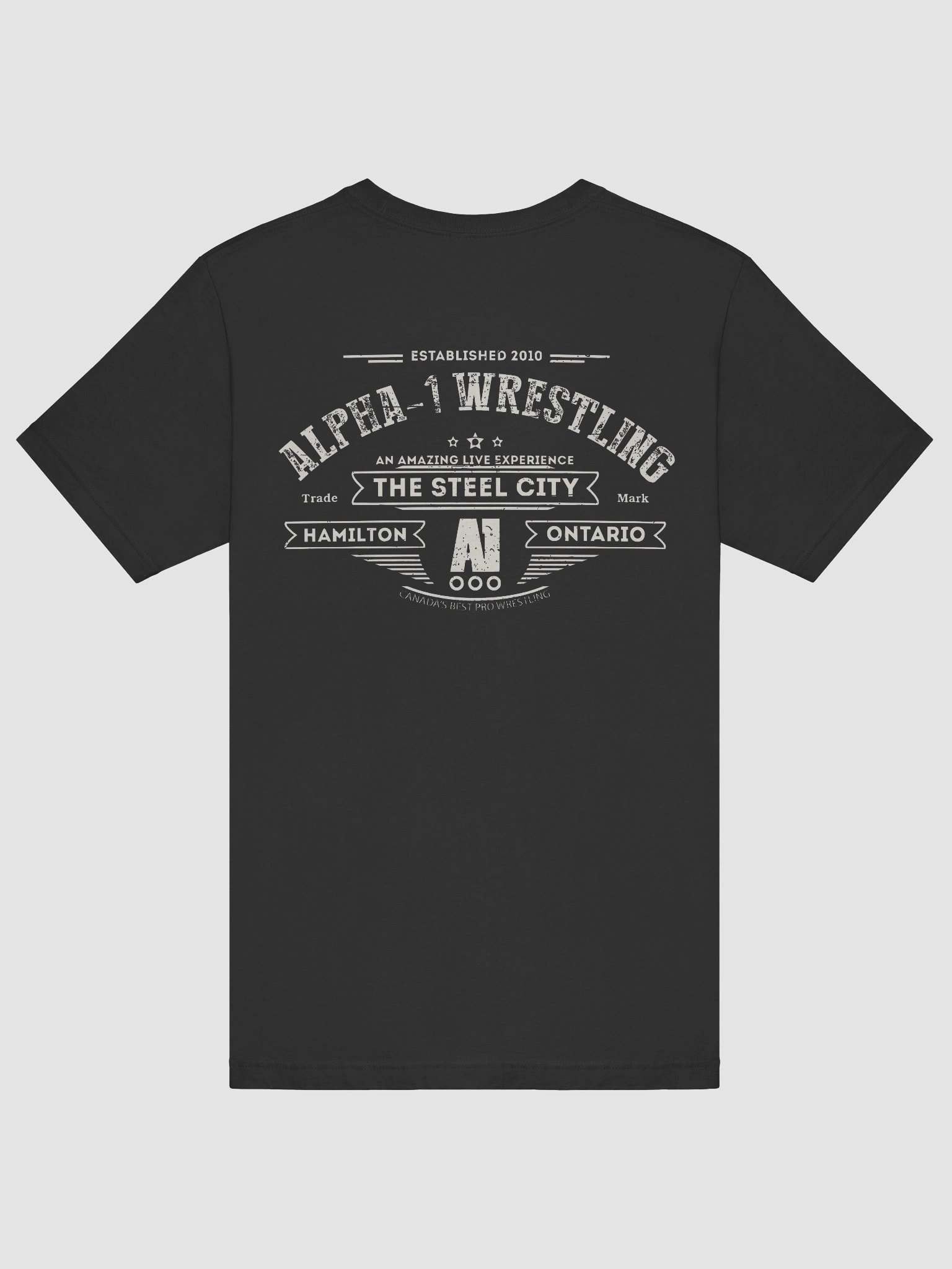 Vintage Steel City A1 Wrestling Double Sided Tee product image (42)
