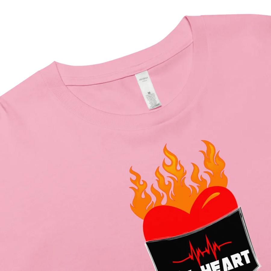 My heart on fire for your love crop top product image (8)