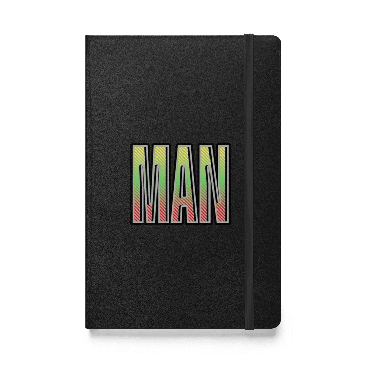 Man Manitoba Stripes Hardcover Notebook product image (1)