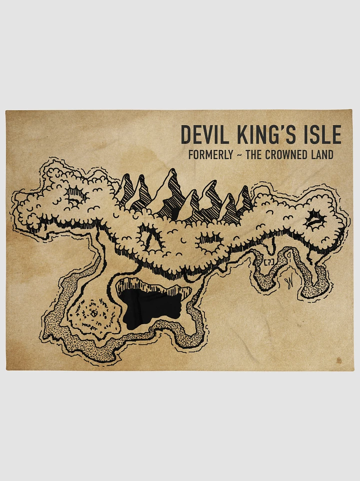 Devil King's Isle Throw Blanket product image (1)