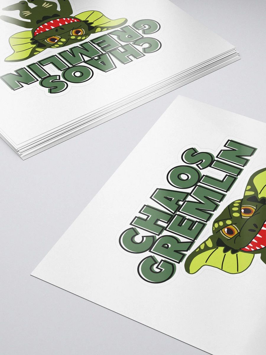 Chaos Gremlin Kiss Cut Sticker product image (5)