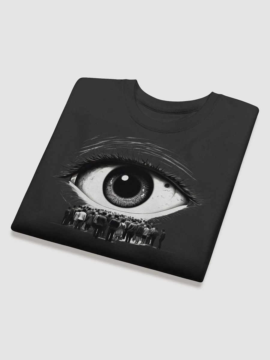 Orwell Dystopic Society Watchful Eye Long Sleeve Sweater – Thought-Provoking Dystopian Art Pullover product image (4)