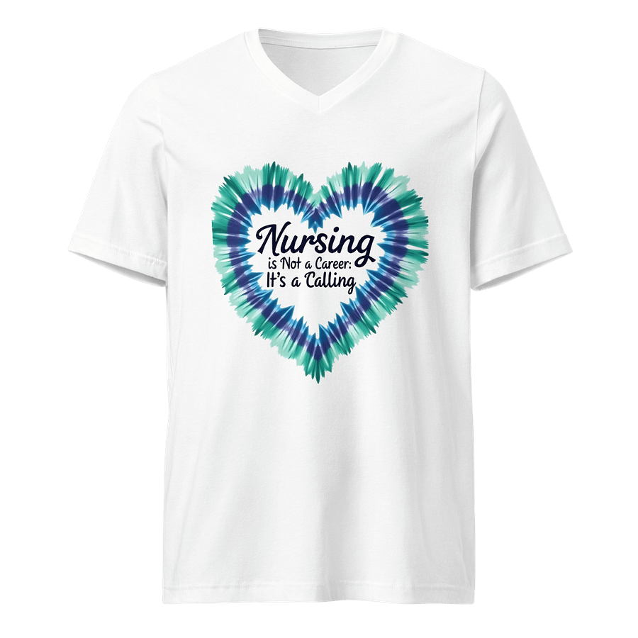 Nursing is a Calling, not a career V-Neck Tee product image (1)
