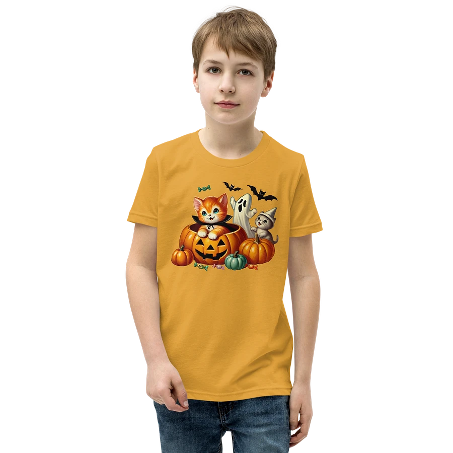 Kittens and Ghost Halloween Kids T-Shirt product image (58)