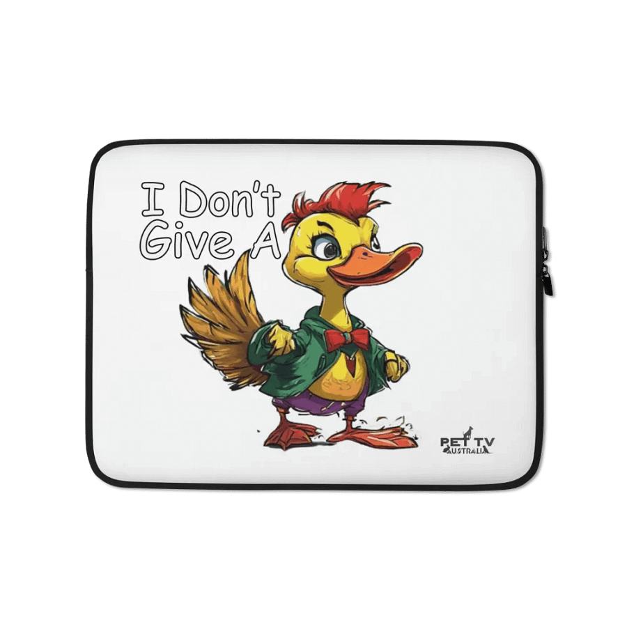 I Don't Give A Duck - Laptop Case product image (1)