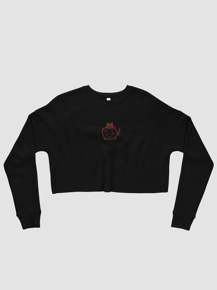 Red Cat Cropped Sweater product image (2)