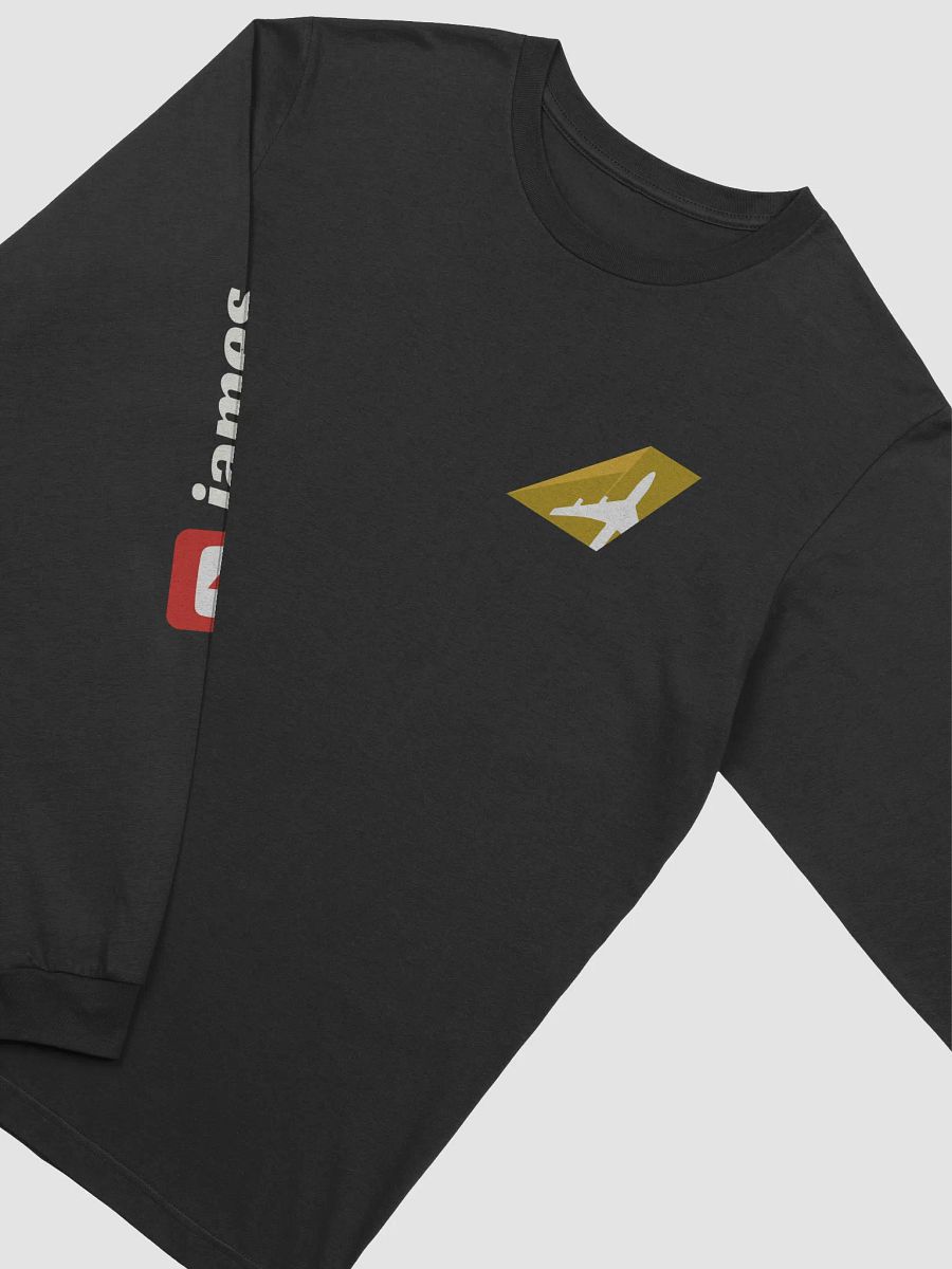 💤 First Class Pyjama Long Sleeve Top (Black) - Two-Tone Gold Tailfin product image (3)