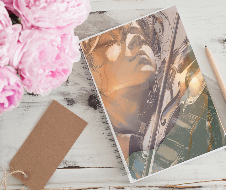 Melodic Muse Spiral Notebook product image (1)