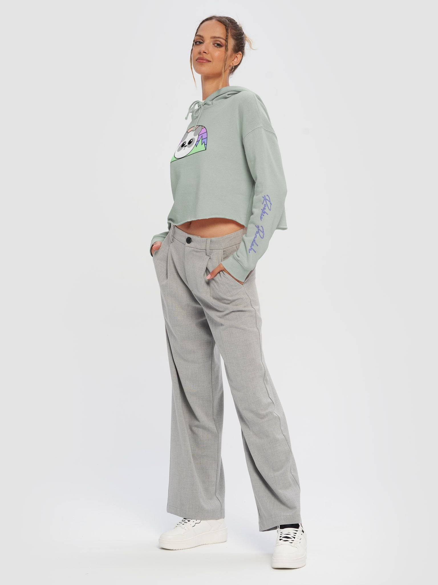 Pastel Crop Hoodie product image (5)