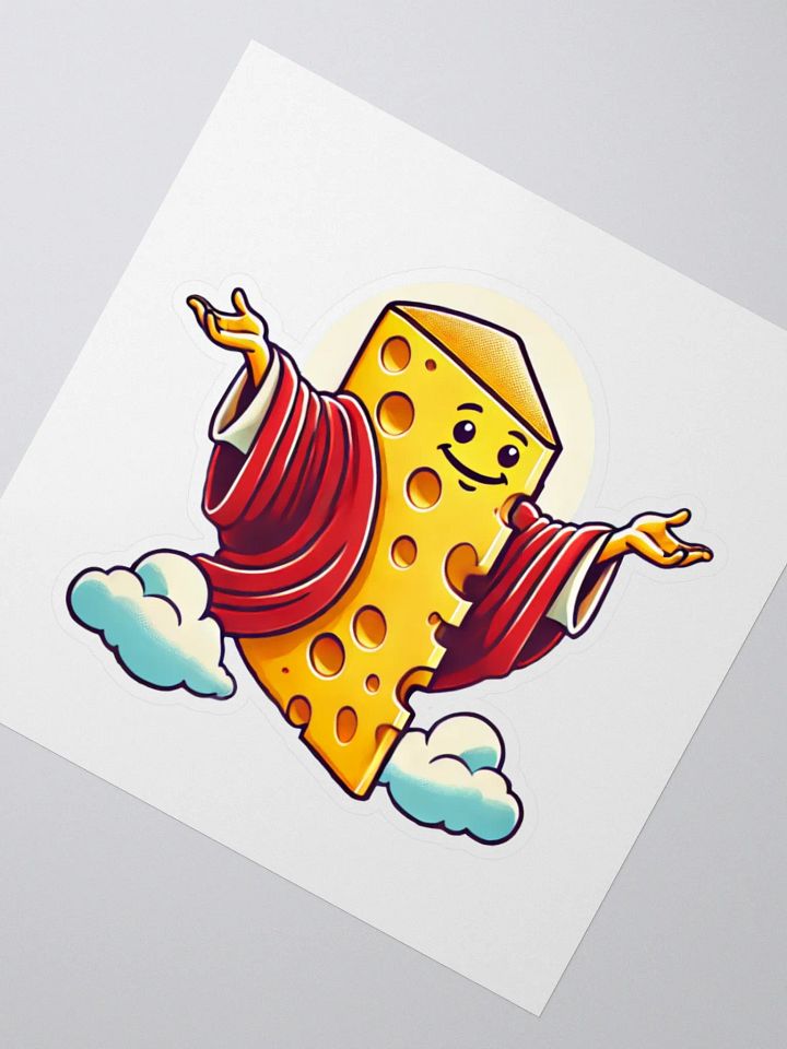Cheese God Sticker - AKA "Cheesus" product image (2)