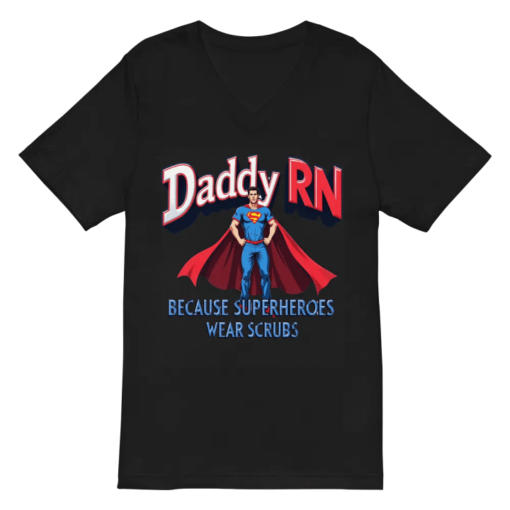 Daddy RN Superhero Tribute v-neck Tee product image (2)