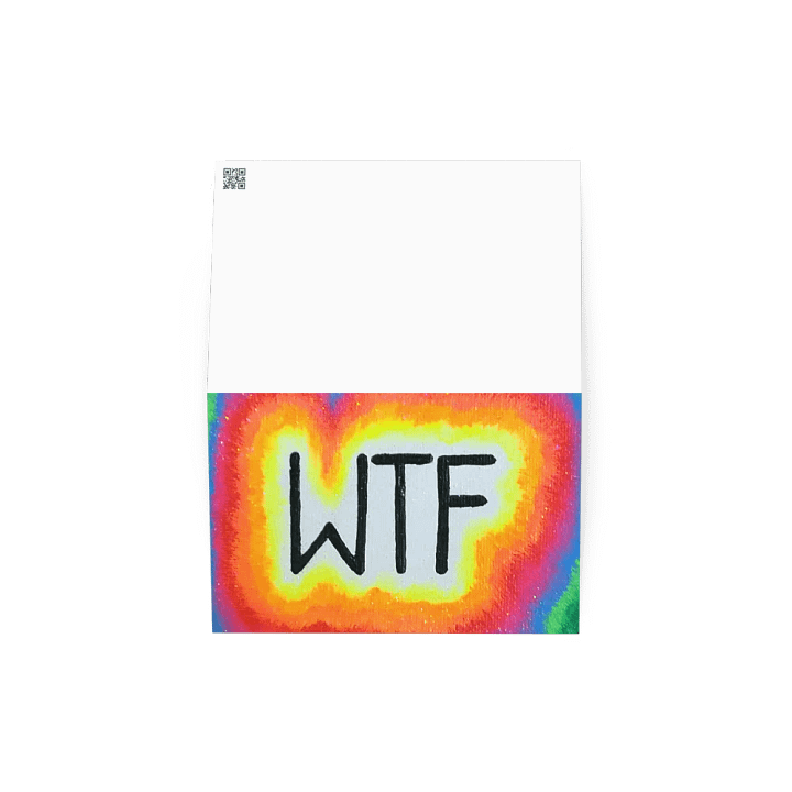 WTF Neon Greeting Card product image (2)