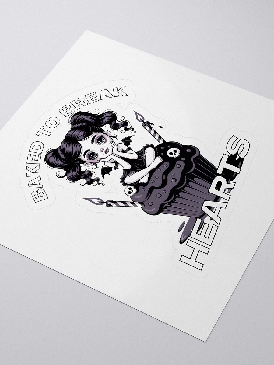 Whimsical Cupcake Kiss Cut Stickers product image (3)