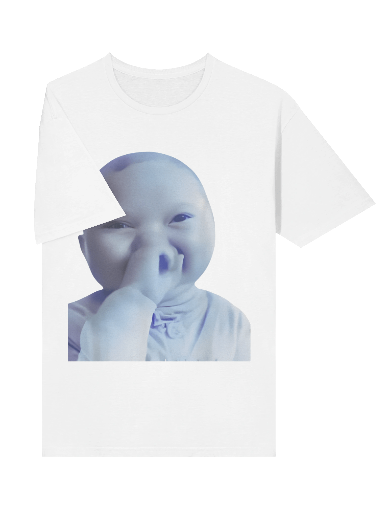 AI Baby Holding Laugh Meme Trend Shirt product image (10)