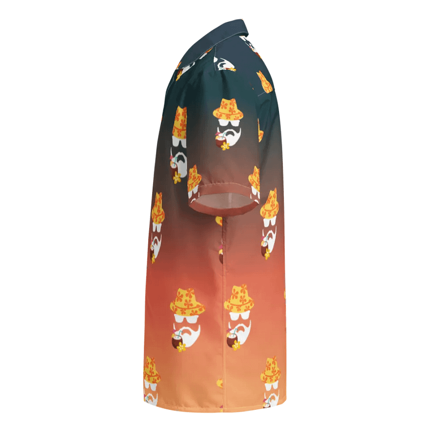 The Jon Hawaiian Shirt- Green/Orange product image (4)