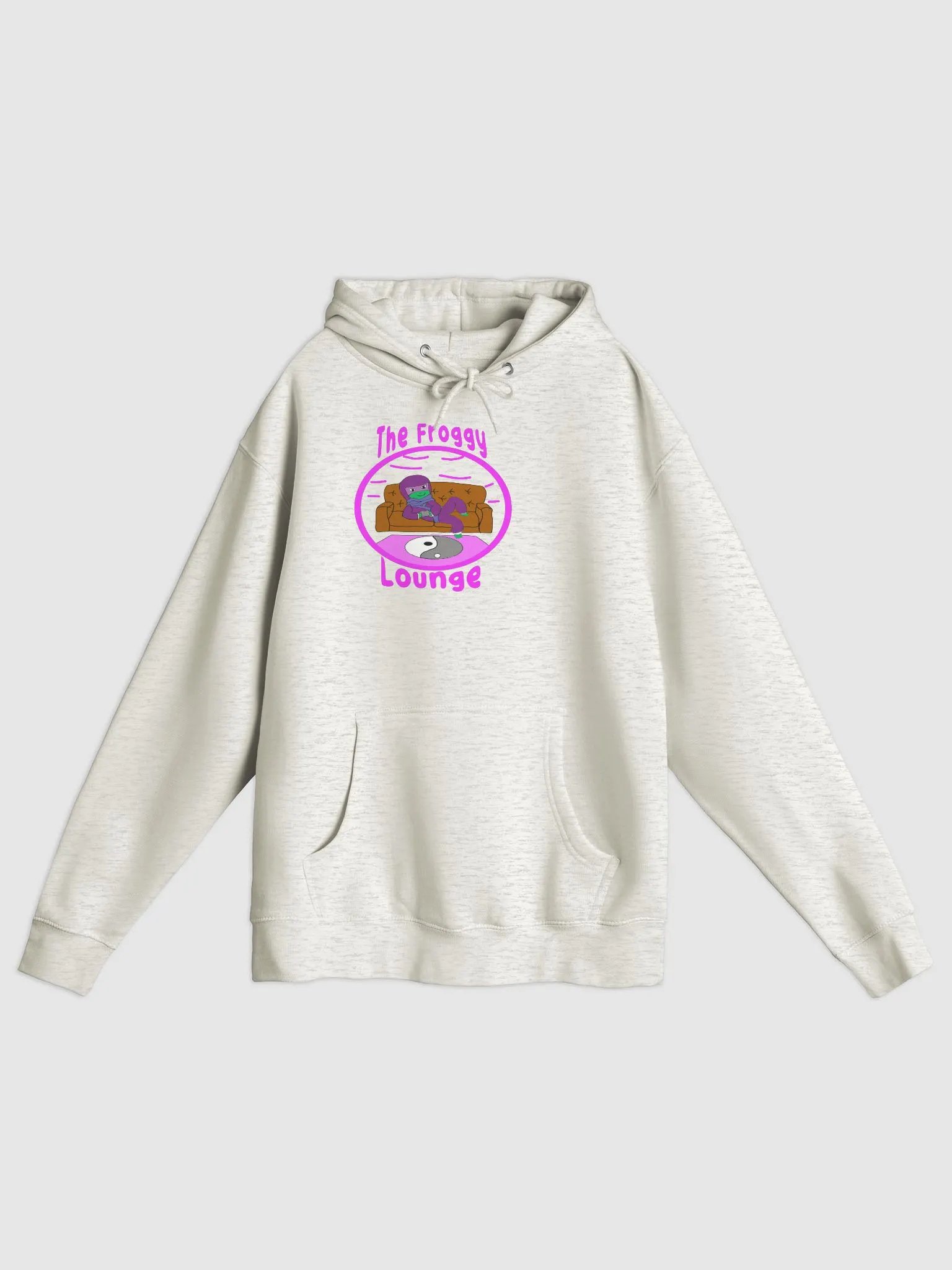 Hey you female hoodie Oatmeal Heather product image (1)