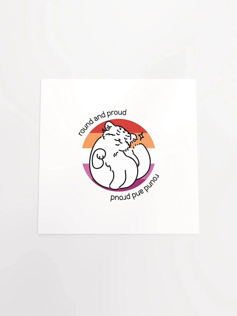 Round and Proud Manul Lesbian Version - Matte Poster product image (4)