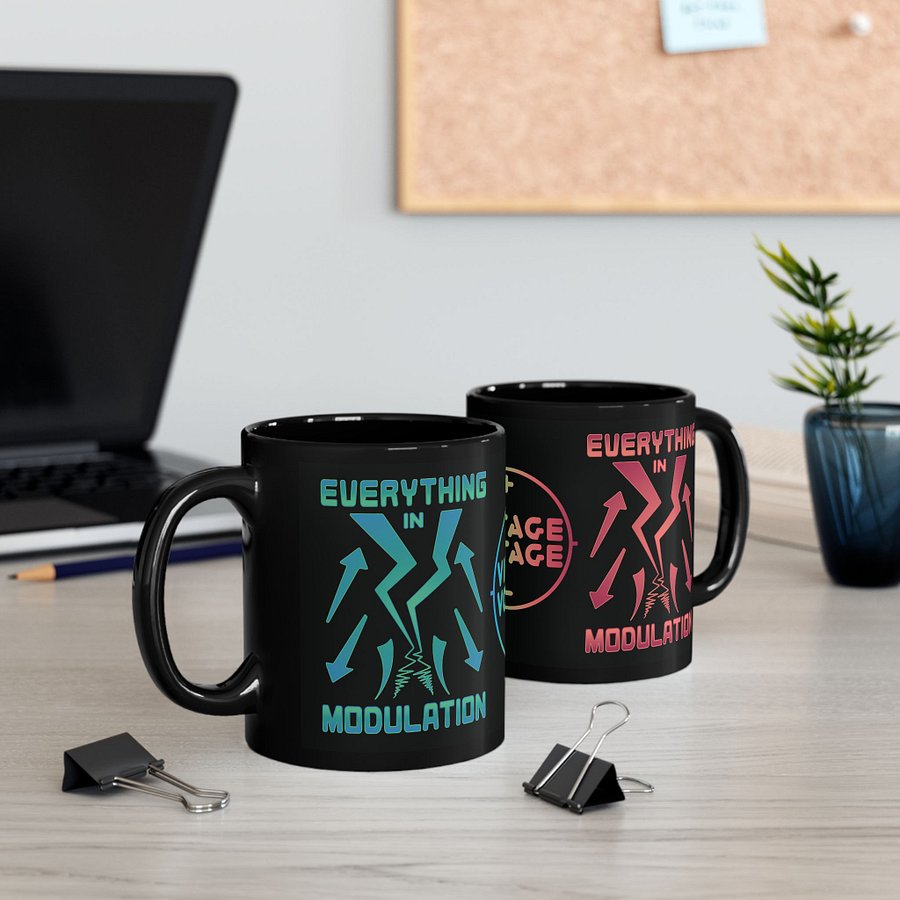 Modular Synthesizer Mug - Everything In Modulation (Make Noise Maths) product image (4)