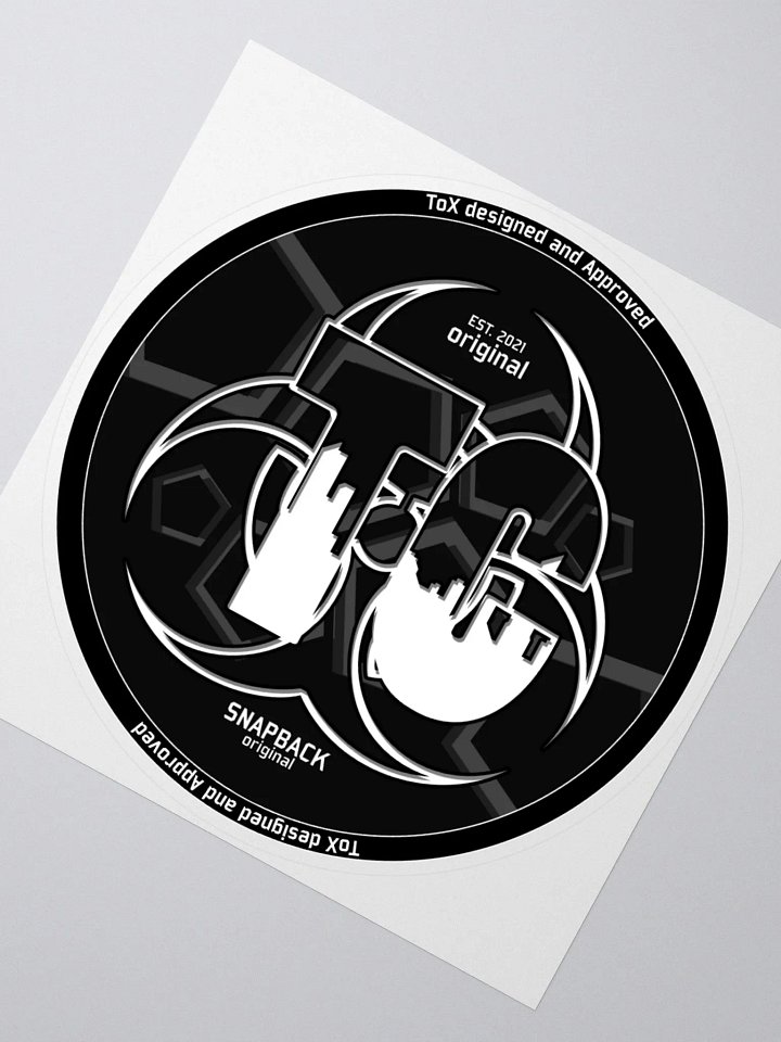 ToX snapback sticker product image (4)