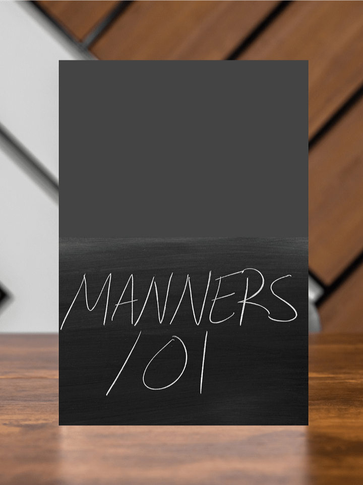 Mind Your Manners product image (1)